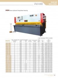 SHEAR  6MM X 3200MM HYDRAULIC 