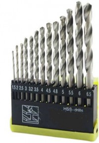 DRILL BIT SET  13PC 1.5-6.5MM